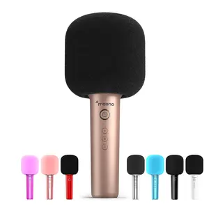 MAONO – micro karaoké HiFi Portable 3 en 1 avec haut-parleur BT 5.0 pour ordinateurs, Mini Microphone karaoké sans fil pour enfants