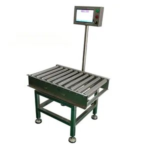 Horizontal conveying checkweigher check weigher weighing scale for logistic and courier industry