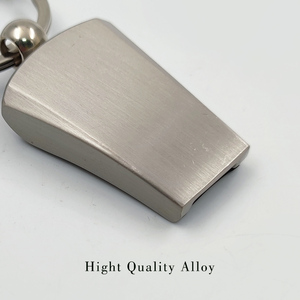 Bán Sỉ Móc Chìa Khóa Còi Sinh Tồn Tùy Chỉnh Móc Khóa Trống Thăng Hoa Kim Loại Khắc Logo Lưu Niệm - Product Image 4