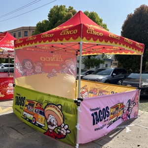 Factory Supply 10x10 ft Pop-up Waterproof Aluminum Frame <b>Canopy</b> Gazebo <b>Tent</b> Custom Logo for Outdoor Business Events Promotional - Product Image 2