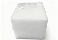 Pièces de siège en tissu non tissé de coton blanc, ajustées, peu encombrantes, à absorption acoustique efficace, pour cartes de porte de voiture et tableaux de bord