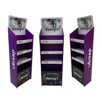 Présentoir publicitaire en carton mousse PVC, petit présentoir de comptoir en carton pour table