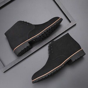 <span class=keywords><strong>Scarpe</strong></span> Classiche da <span class=keywords><strong>Uomo</strong></span> Taglia 39-44 in Pelle Nubuck Stile Britannico <span class=keywords><strong>Scarpe</strong></span> in Pelle di Grande Taglia per Business e Casual - Product Image 4