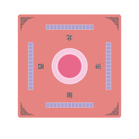 Tapis de protection pour table de mahjong, base en caoutchouc antidérapante, coussin épais, réduction du bruit, tapis de jeu de mahjong
