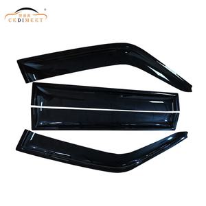 Automobile <span class=keywords><strong>Noir</strong></span> Acrylique Accessoires Extérieurs Couverture De Pluie Latérale Garniture <span class=keywords><strong>Bande</strong></span> Vent Déflecteur Fenêtre Visière Pour Safari Y61 2005-2010 - Product Image 2