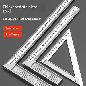 Righello Angolare a L in Acciaio Inossidabile da 13mm con Base Larga, Spessore 1.2mm, per Falegnameria, Angolo Retto a 90 Gradi, in Lega di Zinco - Product Image 6