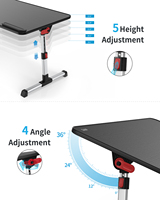 Coolcold — support de refroidissement pour ordinateur Portable, nouveau Design, en alliage d'aluminium, pliable, Angle de hauteur réglable, pour bureau