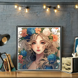 Kit Pittura Diamante 5D Personalizzato con Fiori Astratti 3D, Quadro Decorativo da Parete, <span class=keywords><strong>Arte</strong></span> Diamantata all'Ingrosso - Product Image 3