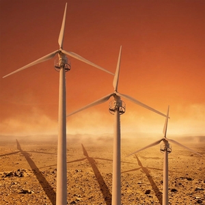 Générateur éolien vertical de petite taille à haut rendement pour la production annuelle, modèle Tulip Wind - Product Image 1