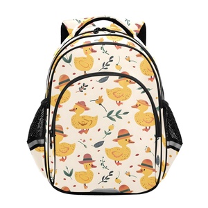 Hot Selling Cutoms Cute Dark Printing Unisex Children's Backpack High Quality Waterproof School Bag with Zipper - Product Image 1