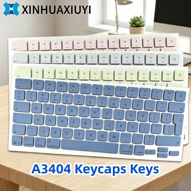 Laptop New A3404 Keycaps Keys US UK Keyboard Silver Blush Citrus Indigo Key Cap Set for Macbook Neo 13" Repair Kit