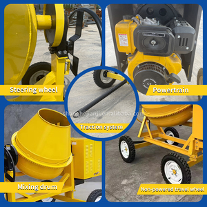 Excalibur 350 Lít Xách Tay Xi Măng Trộn Máy 1 Túi Giá Bê Tông Máy Trộn 4-Bánh Xe Di Chuyển 350L 500L 700L Công Suất - Product Image 3