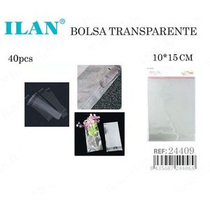 Sacchetti trasparenti ILAN 10x15 cm 40 pezzi per imballaggio e conservazione - Product Image 3