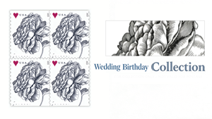 Francobolli, Etichette e Adesivi Postali Permanenti USA, Collezione Online 2015, con Rose Vintage, Stile Carta, a Tema Matrimonio - Product Image 6