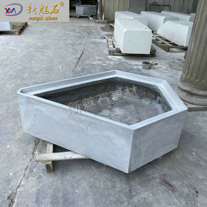 New Magic Stone Grc Flower Bed Bench Modern Outdoor Landscape <b>Planter</b> <b>Box</b> Xms Hp - Product Image 1