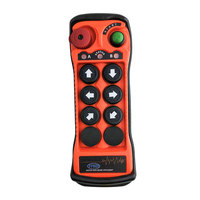 Télécommande radio JYRDI Q600 IP65 250m pour grue, commande sans fil industrielle pour applications de palans électriques