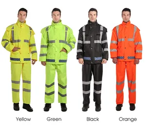 Заводская поставка, высокая видимость, рабочая одежда, строительная защитная Рабочая одежда, светоотражающая Рабочая куртка для мужчин