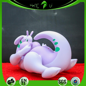 Traje Inflable Gigante de <span class=keywords><strong>Goodra</strong></span> de Hongyi, Disfraz Personalizado de Dibujos Animados en Color Morado - Product Image 2