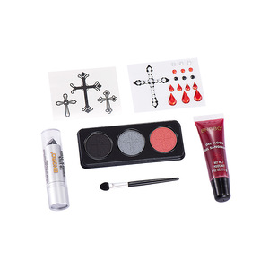 Kit de <span class=keywords><strong>maquillage</strong></span> d'<span class=keywords><strong>Halloween</strong></span> Pack de fête de famille comprenant un <span class=keywords><strong>maquillage</strong></span> de costume en gel sanguin - Product Image 1