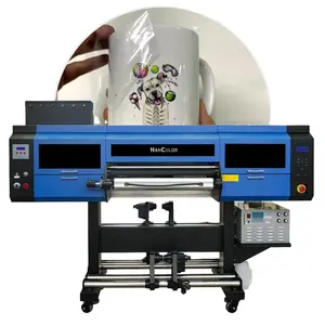 Hancolor 60cm Impresoras digitales de inyección de tinta Dtf Roll To Roll Uv Dtf Impresora Car Sticker Photopaper Canvas Flex Banner