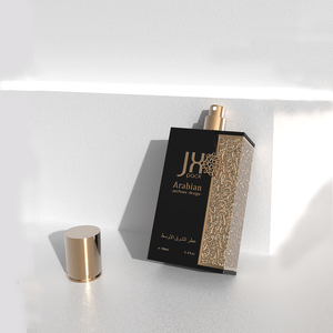 Độc đáo Matte chai nước hoa màu đen 100ml 150ml 200ml vàng vuông Nước hoa chai thủy tinh với hộp - Product Image 4