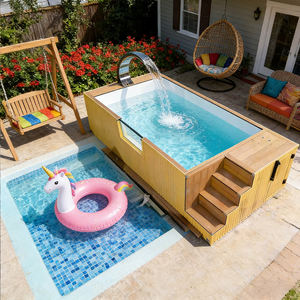 Rectangular Inground <b>Pool</b> Kit <b>with</b> Steel <b>Frame</b> Construction and Complete Equipment Package <b>Pool</b> - Product Image 2