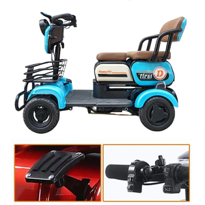 <span class=keywords><strong>Cuatriciclo</strong></span> Eléctrico Familiar Abierto, Motor de 500W, Velocidad Máxima 30km/h, Autonomía 40-50km, Amortiguadores Hidráulicos Delanteros, Conducción Cómoda, 2 Plazas - Product Image 4