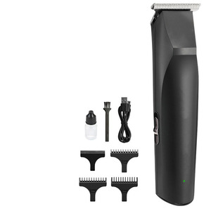 Tondeuse à <span class=keywords><strong>cheveux</strong></span> pour <span class=keywords><strong>homme</strong></span>, minimaliste, noire, <span class=keywords><strong>prix</strong></span> <span class=keywords><strong>d</strong></span>'usine - Product Image 4