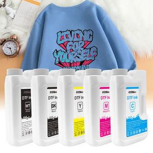 หมึกพิมพ์ DTF ความทึบแสงสูง CMYK สีขาว 1000 มล. ชนิดน้ำ สำหรับพิมพ์แบบ Direct to Film ระบบถ่ายโอนความร้อนด้วยฟิล์ม ได้รับการรับรองมาตรฐาน CE ขายส่ง - Product Image 3