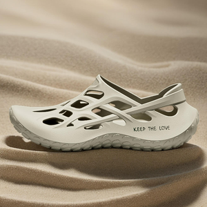 Zuecos de EVA para Hombre, Cobertura Total, Transpirables, con Patrón de Orificios, Suela Antideslizante, para Jardín, Taller, Granja, Tallas 39-47 EU, Protección para los Pies - Product Image 1