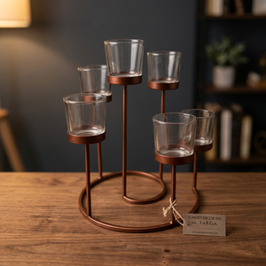 Wholesale Supply Iron Pillar Candle Holder <b>Stand</b> for Christmas Home Decoration Handmade Eco-Friendly Waterproof Natural - Product Image 1