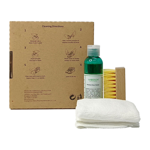OEM Private Label Sneaker Cleaning Kit Kraft Paper Box Shoe <strong>Cleaner</strong> <strong>Trainer</strong> <strong>Cleaner</strong> with Brush and Towel for Sneaker Cleaning - Product Image 5
