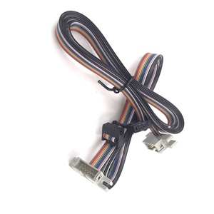 YZlink UL2651 10p şerit esnek düz renk kabloları aralığı 2*5p çift kafa 2.54mm aralığı konektörü IDC 10p ekran kablosu - Product Image 4