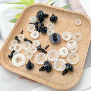 DIY juguete artesanía accesorios seguridad negro plástico ganchillo <span class=keywords><strong>ojos</strong></span> 6mm 10mm 12mm 14MM 16mm 20mm tamaños moda accesorios de costura - Product Image 5