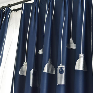 Tissu pour rideau de lampe suspendue imprimé, mélange semi-occultant filtrant la lumière, vendu <span class=keywords><strong>au</strong></span> <span class=keywords><strong>mètre</strong></span> - Product Image 6