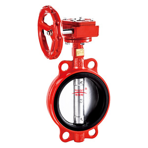 Guangdong Magnesium Special Fire Fighting Butterfly Valve Ductile Iron Grooved Connection With EPDM Lining For Water - Product Image 1