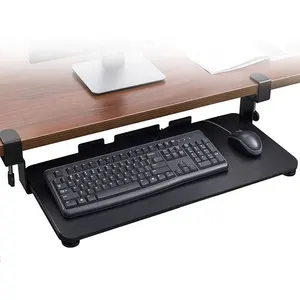 OEM ODM Low Price Adjustable Under Desk Slide Rail Computer Keyboard Tray