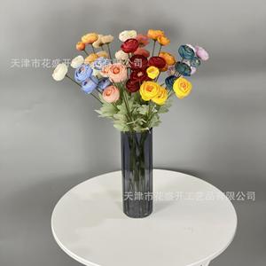 Artificial <b>Flowers</b> Tea Roses <b>Silk</b> <b>Flower</b> High Simulation Home Decor Wedding Arrangement CM 01 - Product Image 2