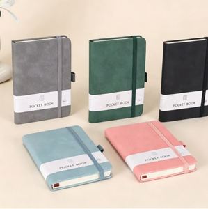 A5 PU Leather Journal B5 Hardcover Custom Notebook with Elastic Band - Product Image 1