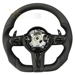 Volant de <span class=keywords><strong>voiture</strong></span> en cuir style <span class=keywords><strong>circuit</strong></span> pour BMW E92 F30 F10 E60 F31 F82 E61 E90 E39 F36 F07 F93 E87 F20 E89 F40 - Product Image 5