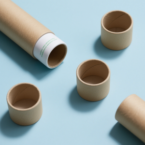 Boîte à cylindre en papier kraft simple Conceptions personnalisées Emballage cylindrique en carton Thé Café Boîte à tube en papier rond Emballage OEM - Product Image 2