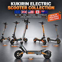 Trottinette électrique à propulsion arrière 800W KuKirin G2, double suspension, tout-terrain, trottinette électrique tout-terrain, moto tout-terrain pour adultes, trottinette de mobilité, autonomie 50 km