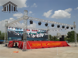 Tùy chỉnh ngoài trời buổi hò<span class=keywords><strong>a</strong></span> nhạc giàn hiển thị thiết kế phổ biến khung nhôm dễ dàng di động sân khấu nền tảng lắp ráp - Product Image 3