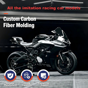 Offre Spéciale Kit Carénage Moto en Fibre de Carbone Sèche 3K, Cache d'Échappement, <span class=keywords><strong>Garde</strong></span>-Boue, Bouclier Thermique pour CFMOTO 675SR 675SR-R - Product Image 4