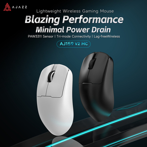 Souris sans fil de jeu Ajazz AJ159 V2 MC à trois modes, 24000 DPI, capteur PAW3311, avec pilote compétitif professionnel et station de charge - Product Image 3