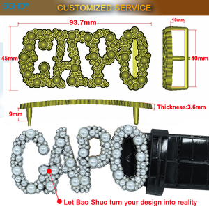 Phong Cách Khác Nhau Chất Lượng Cao 16Mm 26Mm 30Mm 40Mm Rắn Brass Phụ Nữ Vành Đai Khóa Người Đàn Ông Của Pin Khóa DIY Da Craft Phần Cứng - Product Image 4