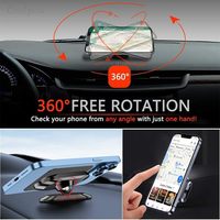 Support de chargeur de voiture sans fil en gros, ventouse magnétique à charge rapide 15W, rotation 360° °   Rotation, logo personnalisé pour tous les smartphones