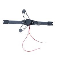 UNLOCK Delta-Wing Déclencheur de caisse claire pour batterie électronique Double capteurs piézo-électriques Zones de frappe de jante/tête avec surface étendue