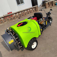 Pulvérisateur agricole à 3 roues haute productivité avec moteur à essence, composants principaux incluant pompe, moteur, engrenage, moto, tracteur