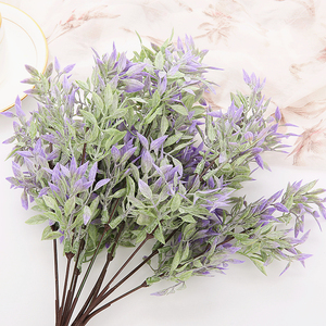 <strong>Artificial</strong> Plant Background Wall Plastic Potted Flower Arrangement Leaves Wedding Road Guide Fake Flower Plant Pepper <strong>Grass</strong> - Product Image 2